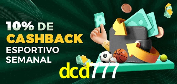10% de bônus de cashback na dcd777