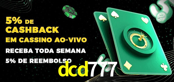 Promoções do cassino ao Vivo dcd777
